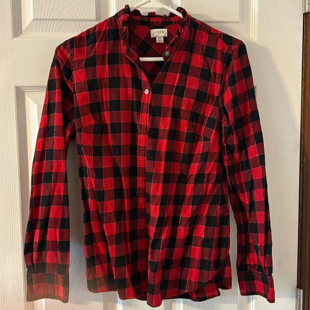 J Crew Factory Buffalo plaid shirt
